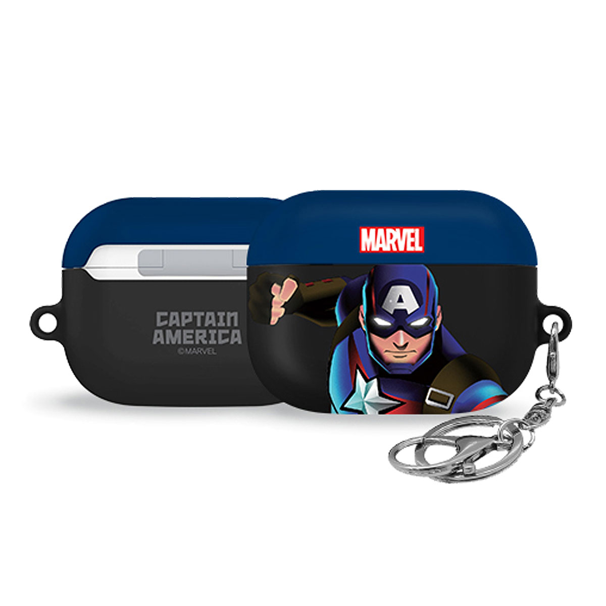 MARVEL AirPods (Pro) Hard Case エアーポッズ プロ 収納 ケース カバー｜orionsys｜02