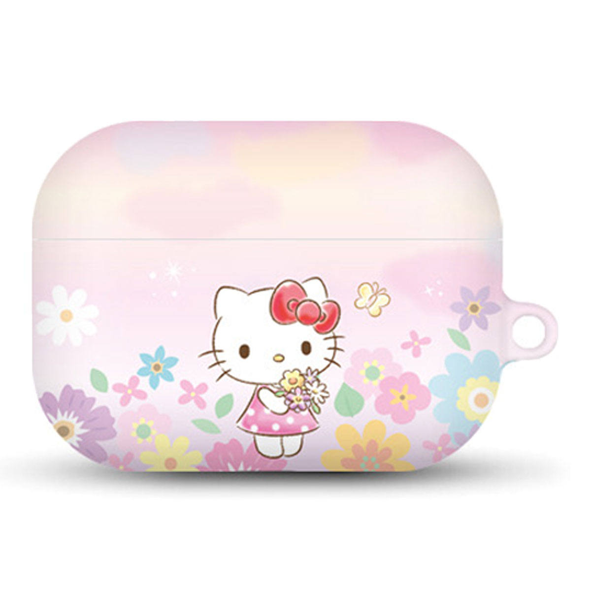Sanrio Characters Flower AirPods (Pro) Hard Case エアーポッズ プロ 収納 ケース カバー｜orionsys｜02