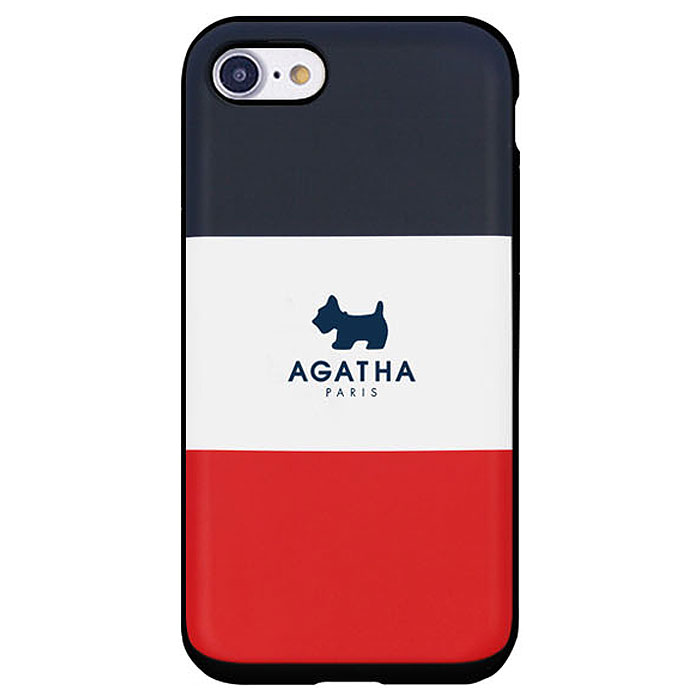 AGATHA PARIS Slide Card Bumper ケース iPhone 8Plus 7Plus Galaxy S8