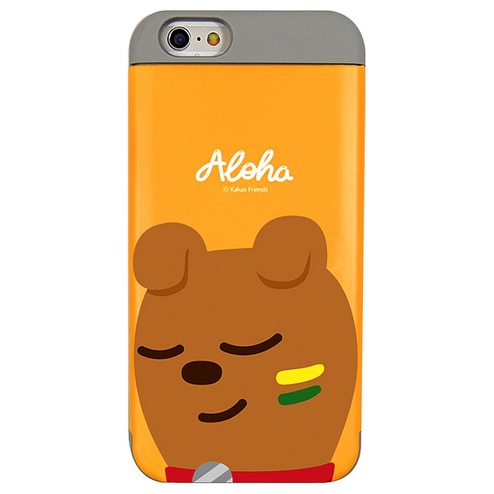 Kakao Friends Aloha Card Bumper ケース Iphone Se3 Se2 8 7 Plus 6s 6 Galaxy S8 S8 S7edge Kakao 3894