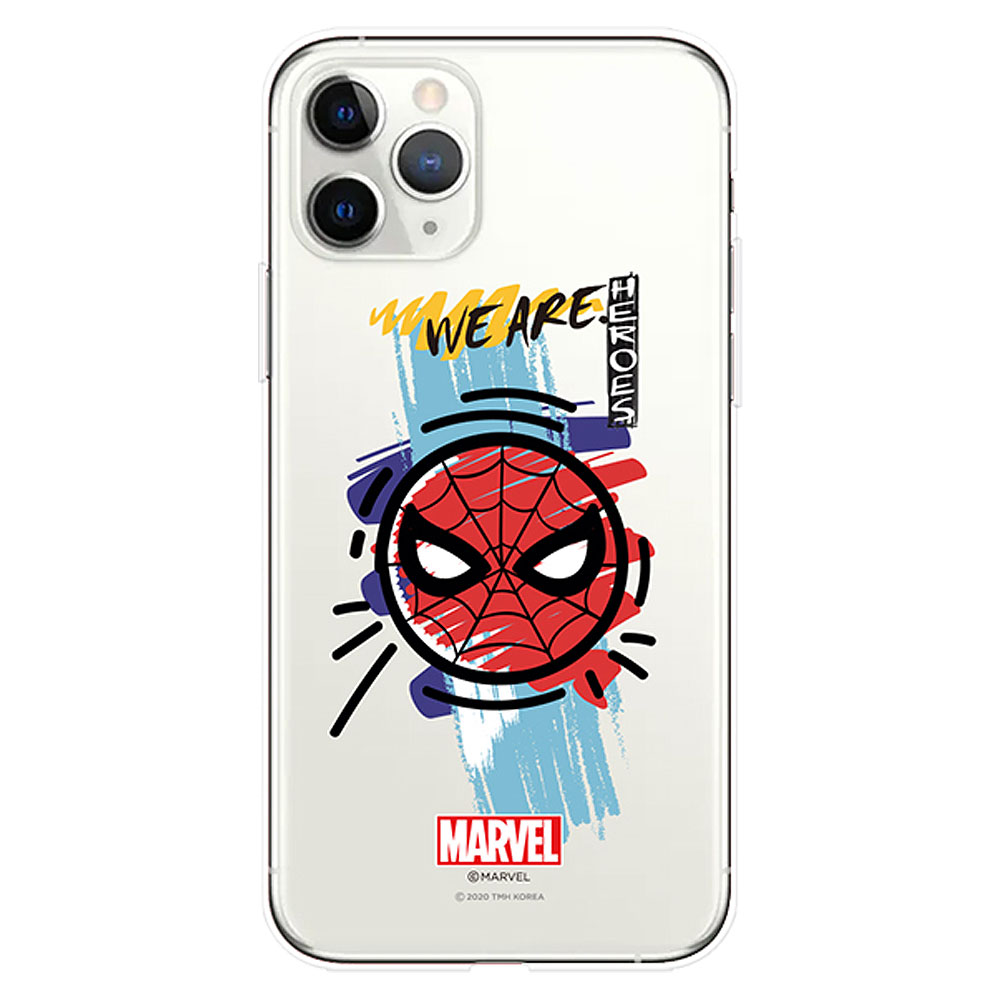 MARVEL Sketch Clear Soft ケース iPhone 15 Plus Pro Max 14 SE3 13 mini 12 SE2 11 XS XR X 8 7 | MARVEL | 06