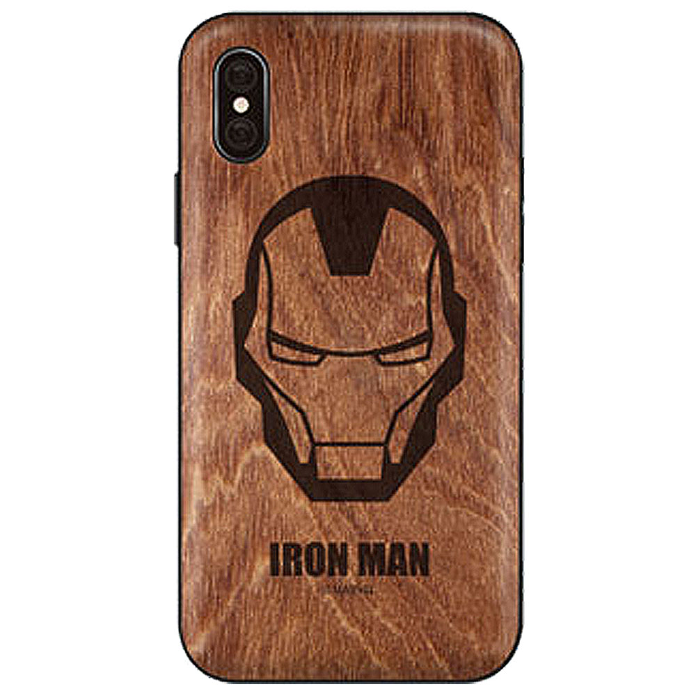 MARVEL Wood Mirror Card バンパー ケース Galaxy S23 Ultra ...