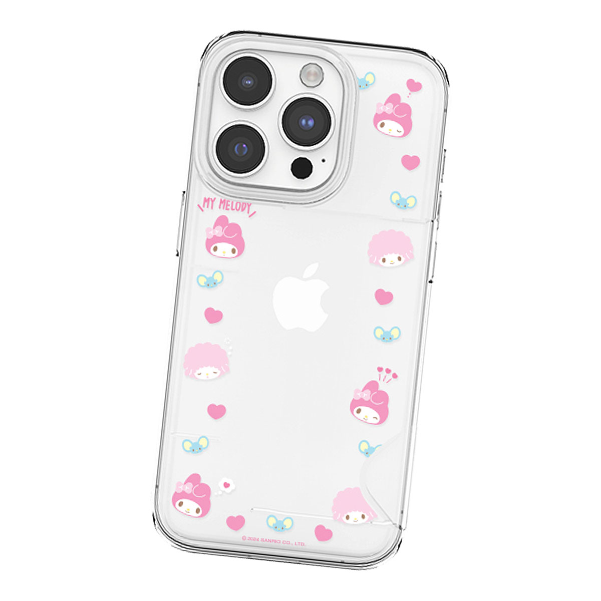Sanrio Characters Cute Card Transparent Hard ケース iPhone 15 Plus Pro Max 14｜orionsys｜03