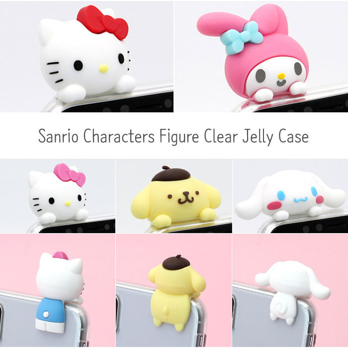 ふるさと割 Sanrio Characters Figure Clear Jelly ケース iPhone SE3 13 Pro Max mini  12 SE2 11 XS XR X 8 7 Plus SE 6s 6 5s 5 whitesforracialequity.org