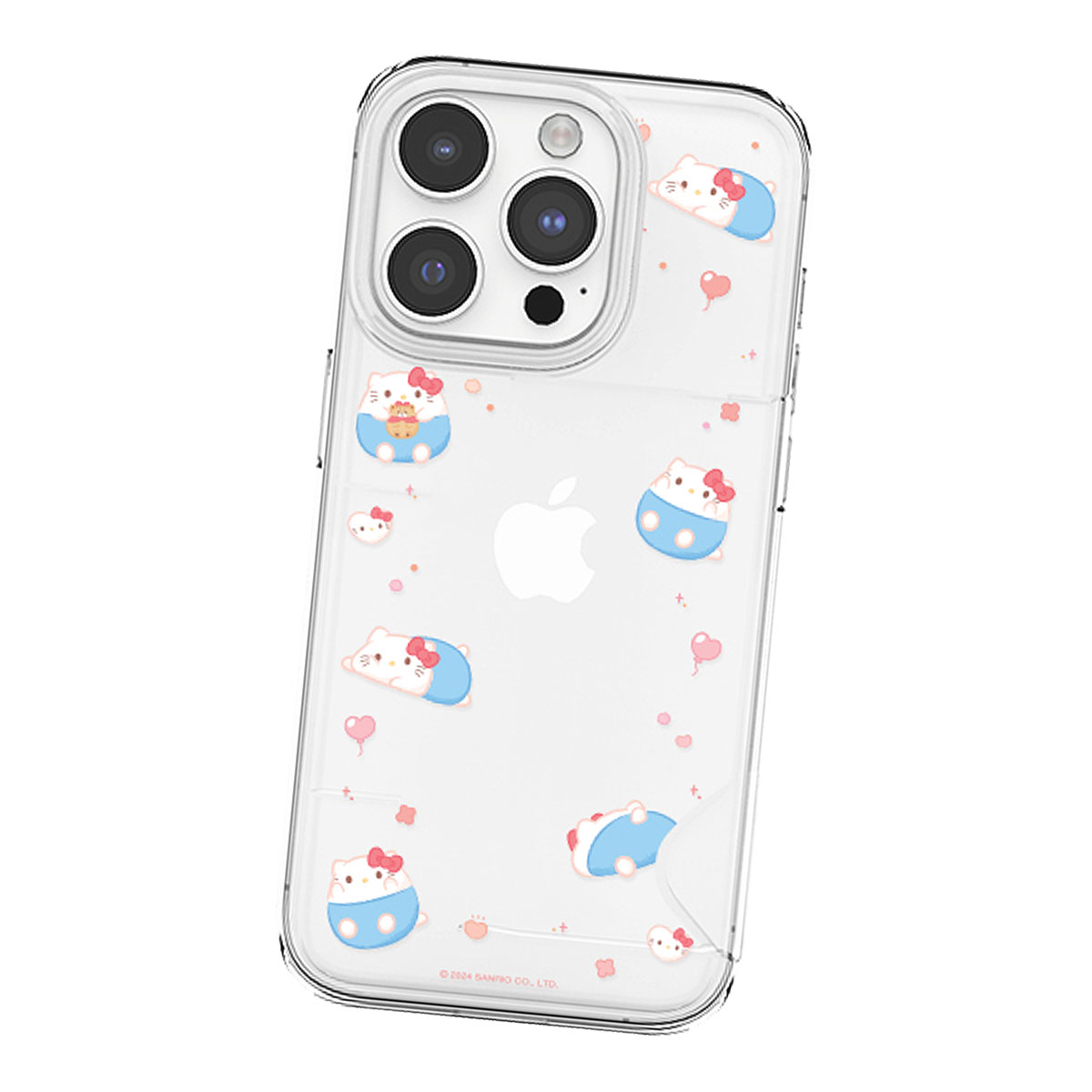 Sanrio Characters Funny Maru Circle Card Transparent Hard ケース iPhone 15 Plus Pro Max 14｜orionsys｜02