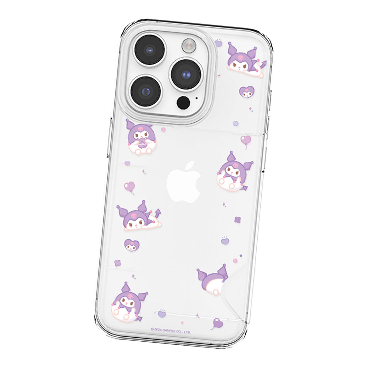 Sanrio Characters Funny Maru Circle Card Transparent Hard ケース iPhone 15 Plus Pro Max 14｜orionsys｜05