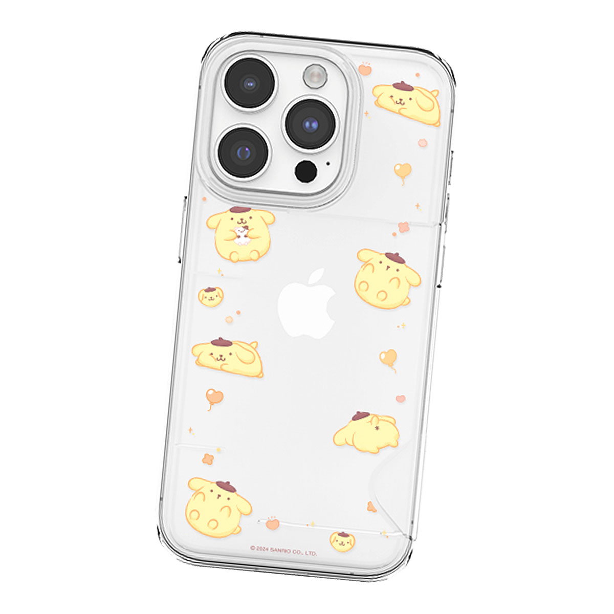 Sanrio Characters Funny Maru Circle Card Transparent Hard ケース iPhone 15 Plus Pro Max 14｜orionsys｜06