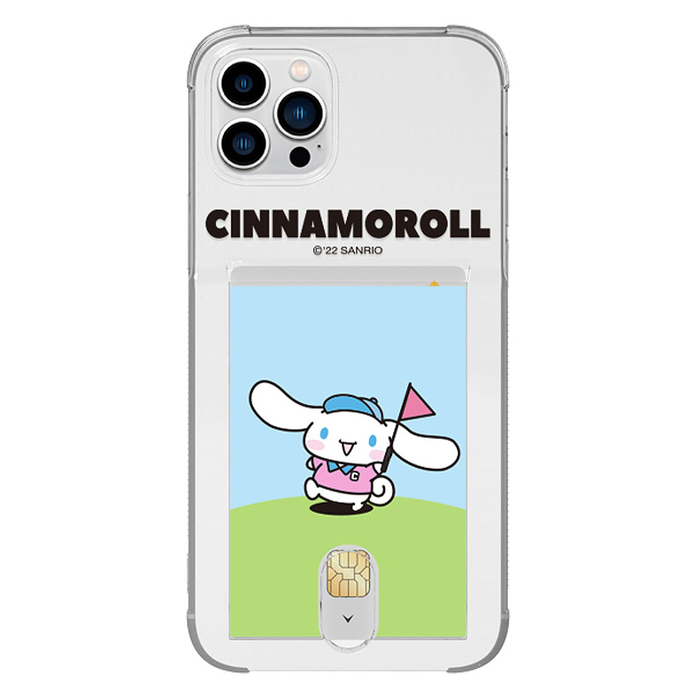 sanrio Sanrio Characters Golf Clear Card Jelly ケース iPhone
