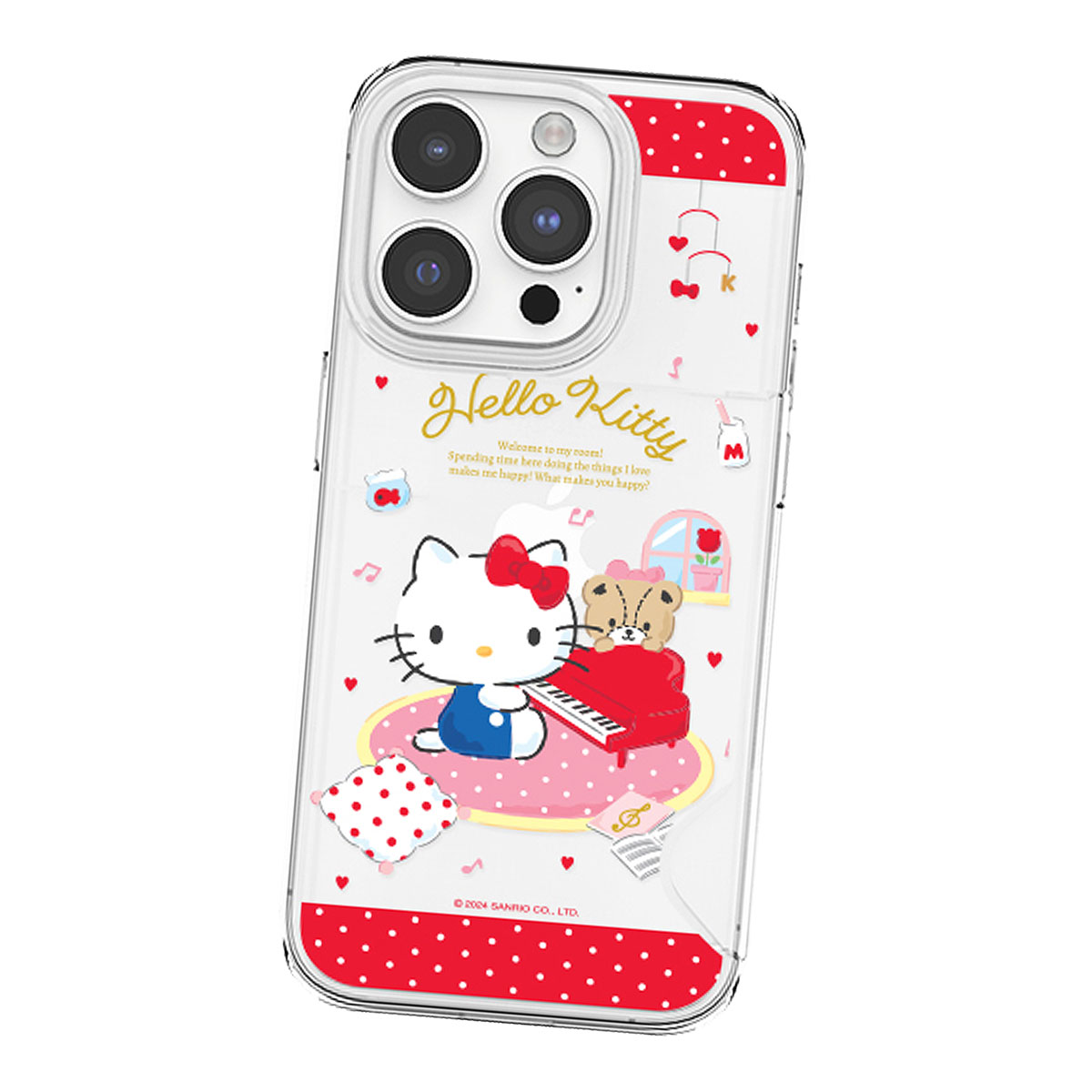 Sanrio Characters Happiness Room Card Transparent Hard ケース iPhone 15 Plus Pro Max 14｜orionsys｜02