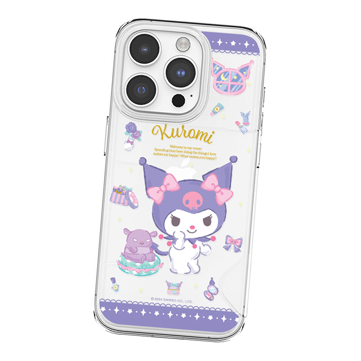Sanrio Characters Happiness Room Card Transparent Hard ケース iPhone 15 Plus Pro Max 14｜orionsys｜03
