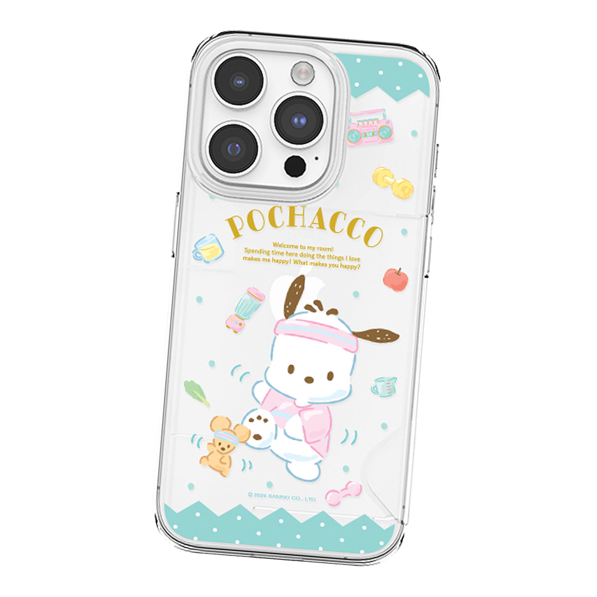 Sanrio Characters Happiness Room Card Transparent Hard ケース iPhone 15 Plus Pro Max 14｜orionsys｜07