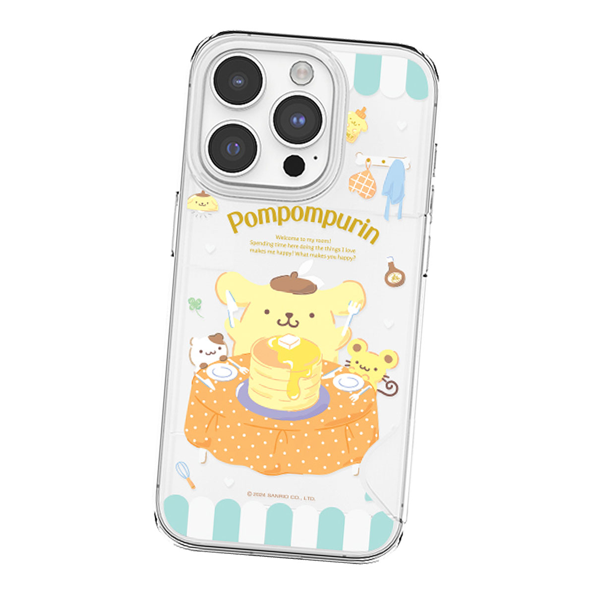 Sanrio Characters Happiness Room Card Transparent Hard ケース iPhone 15 Plus Pro Max 14｜orionsys｜09