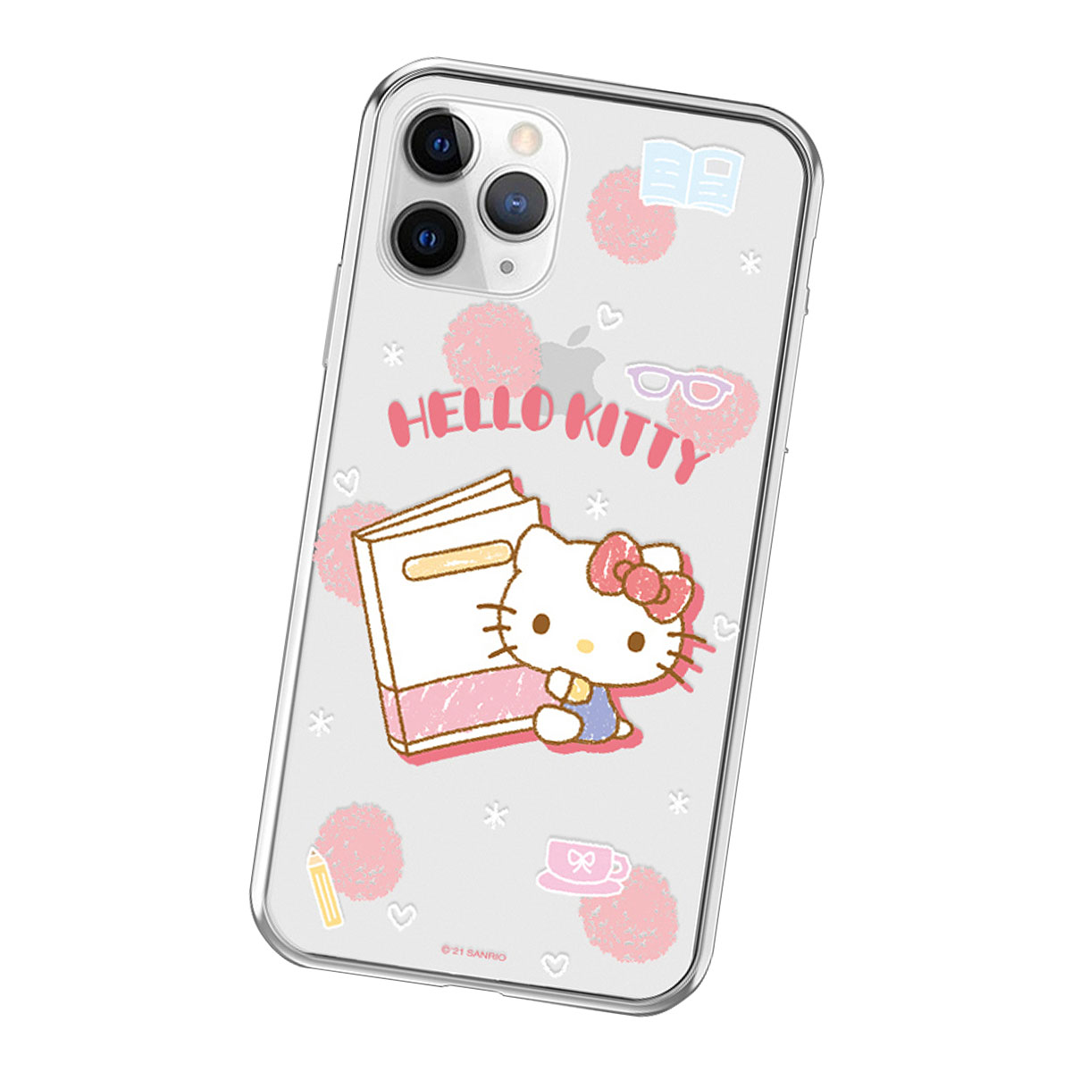 Sanrio Characters Maedalligi Clear Jelly ケース iPhone 15 Plus Pro 