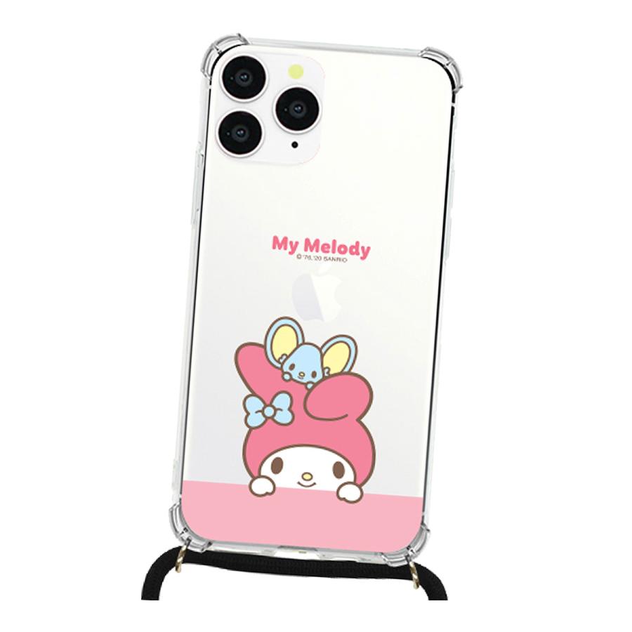 Sanrio Maedalligi Phone Strap Bulletproof Jelly Hard ケース iPhone 14 Plus Pro Max SE3 13 mini 12 SE2 11 XS XR X 8 7｜orionsys｜03