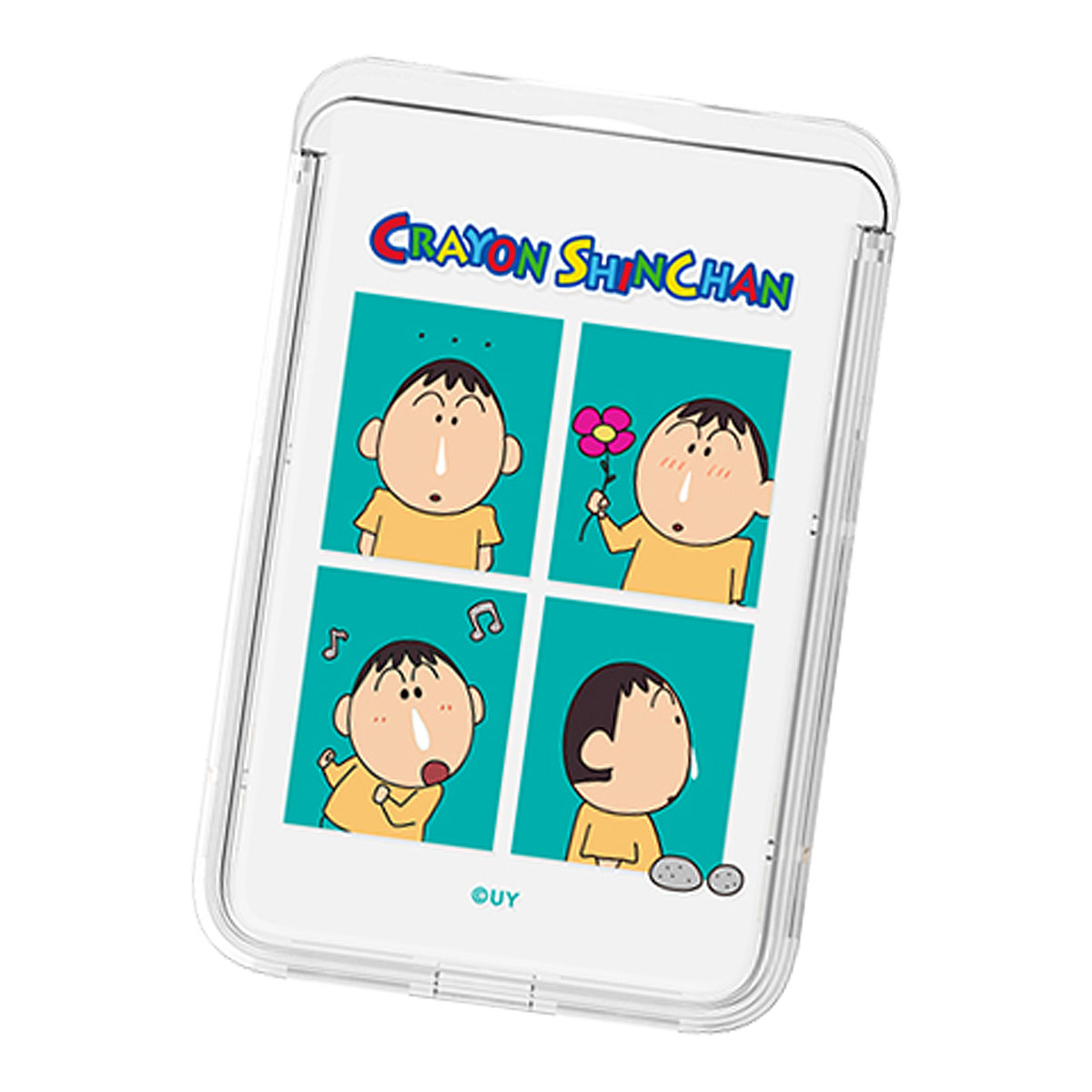 Crayon Shin-chan 4 Cuts Clear MagSafe Slide Card Case カードケース |  | 02