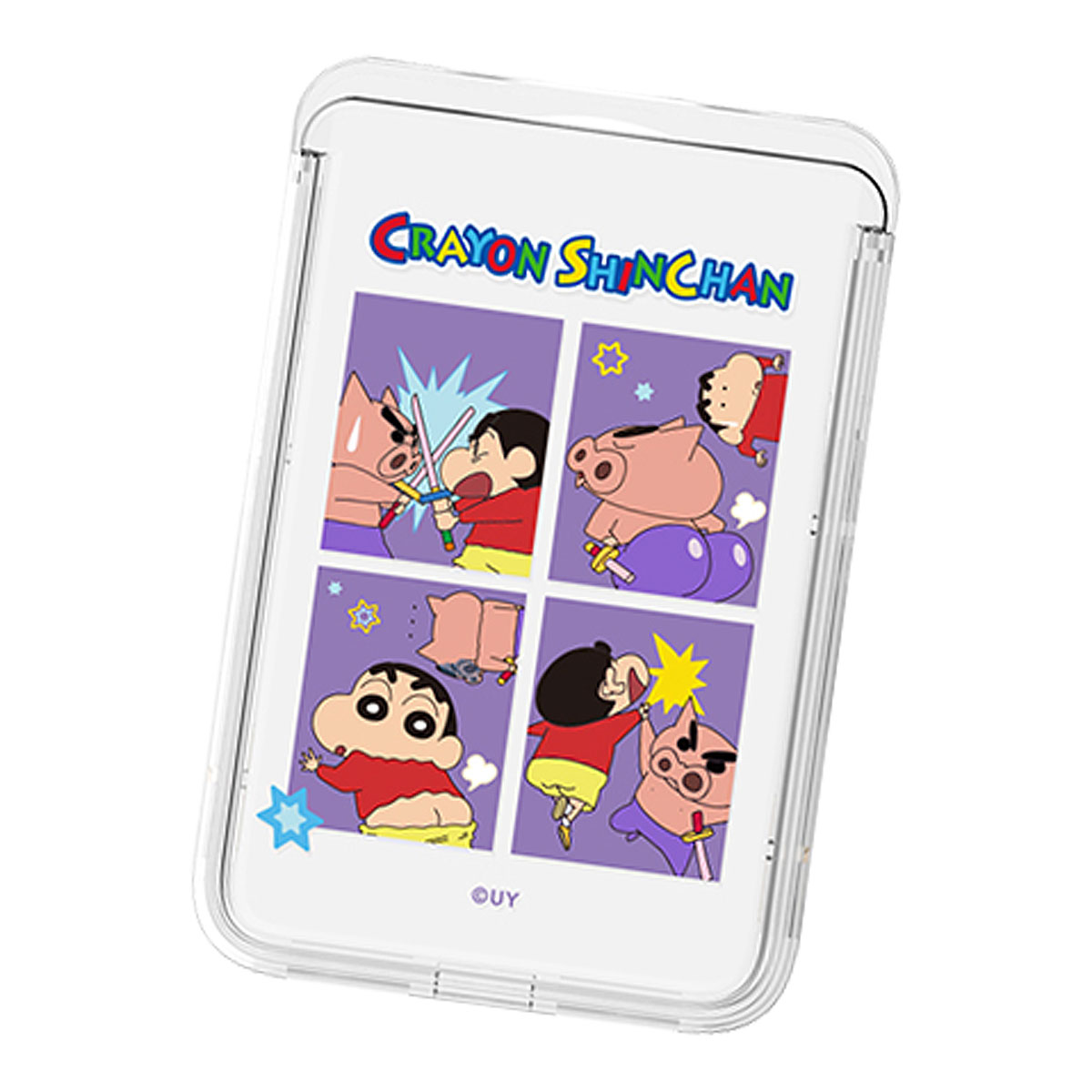 Crayon Shin-chan 4 Cuts Clear MagSafe Slide Card Case カードケース |  | 05