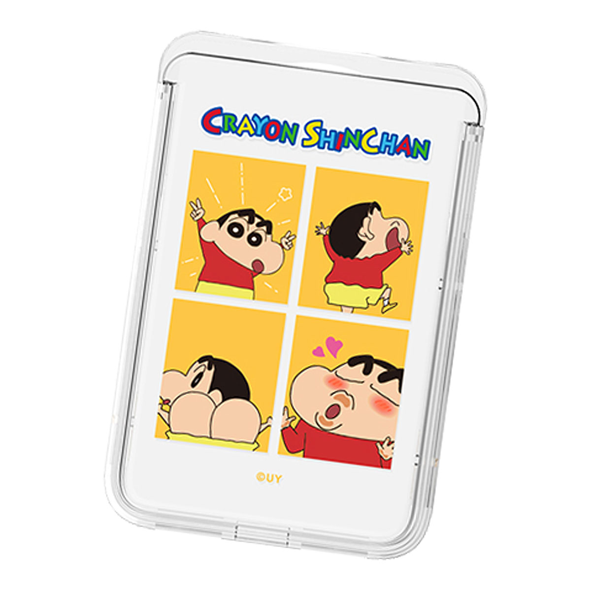 Crayon Shin-chan 4 Cuts Clear MagSafe Slide Card Case カードケース |  | 01