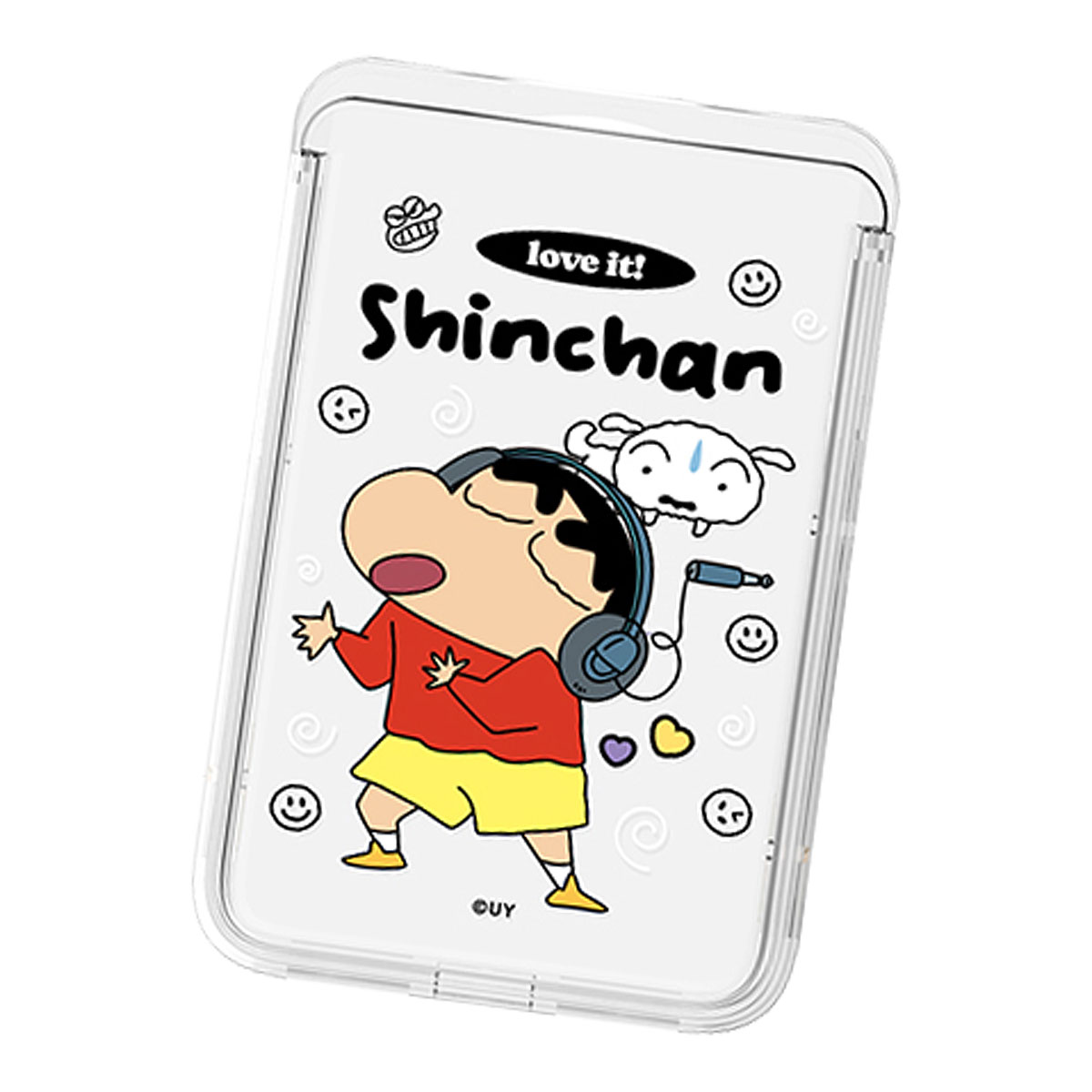 Crayon Shin-chan Love it! Clear MagSafe Slide Card Case カードケース |  | 04