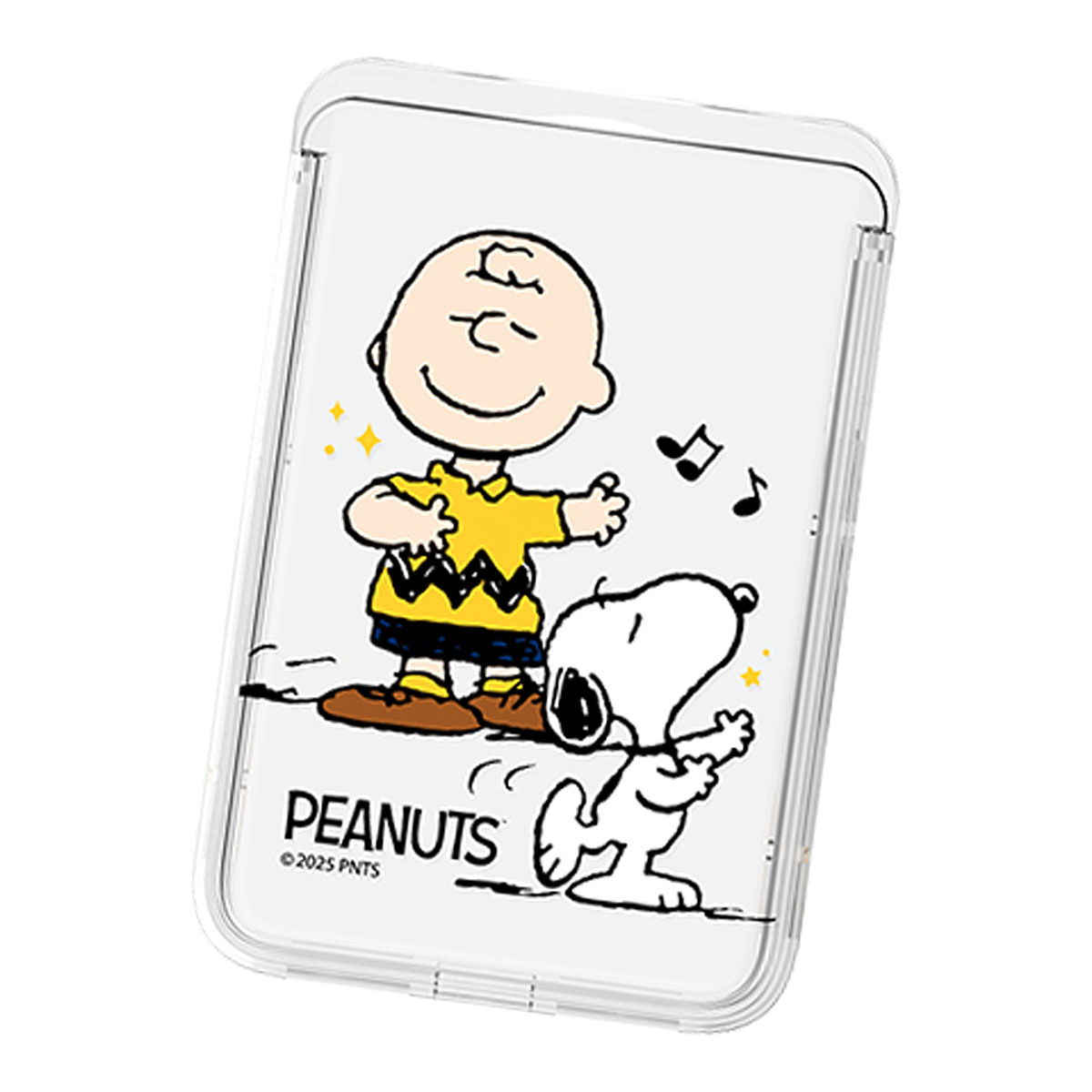 Snoopy Sing & Song Clear MagSafe Slide Card Case カードケース | SNOOPY | 01