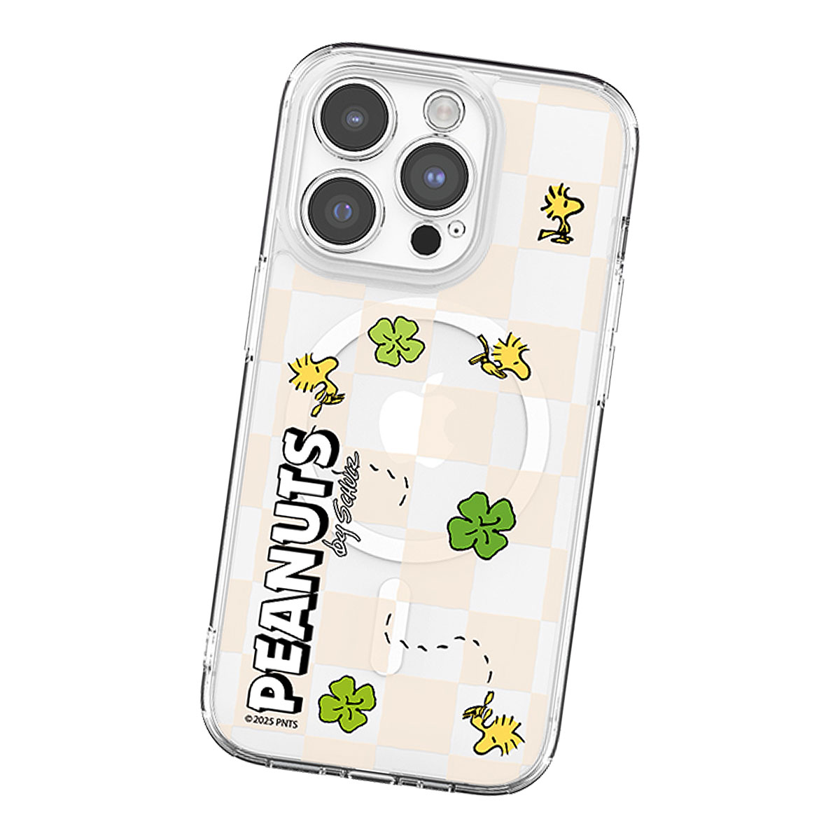 Snoopy Friends Run Pattern Lens Guard MagSafe ケース iPhone 16e 16 Plus Pro Max 15 14 13 mini 12 | SNOOPY | 03