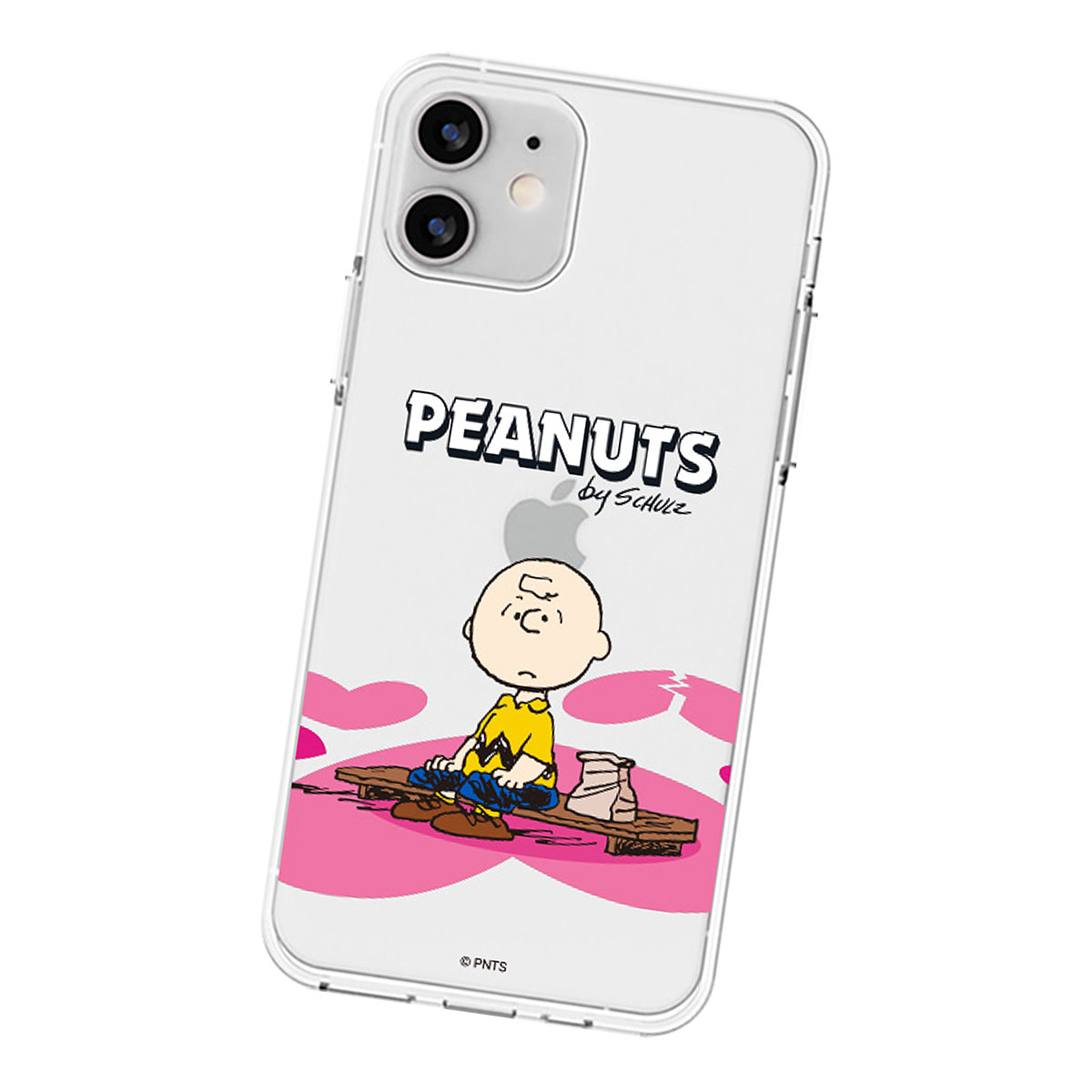 Snoopy Heart Breaker Clear Jelly ケース iPhone 15 Plus Pro Max 14 SE3 13 mini  12 SE2 11 XS XR X 8 7