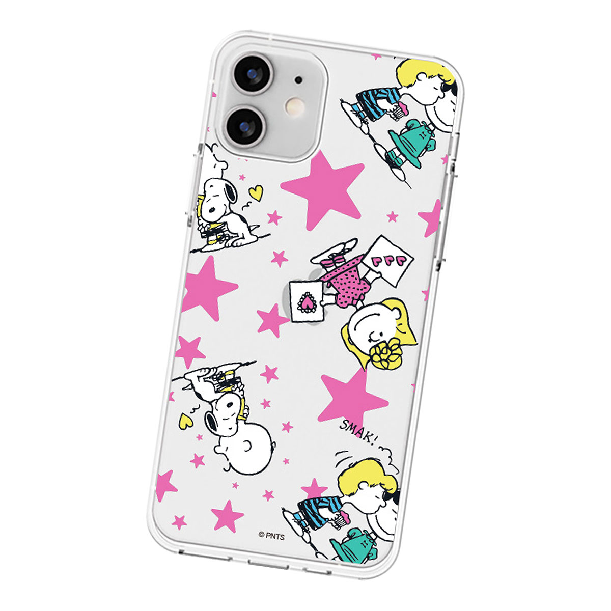 SNOOPY Snoopy Heart Breaker Clear Jelly ケース iPhone 16e 16 SNOOPY Snoopy Heart Breaker Clear Jelly ケース iPhone 16e 16