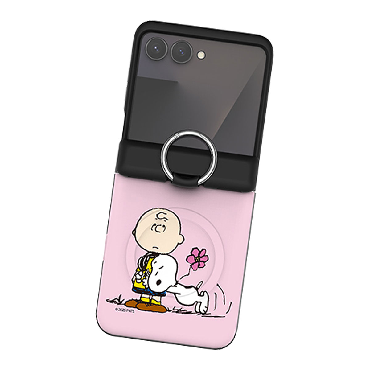 スヌーピーフリップカバーiPhoneX対応：手帳型・マグネットロック・ポケット付 SNOOPY（スヌーピー） 【並行輸入品】 Snoopy Picnic Z Flip Auto