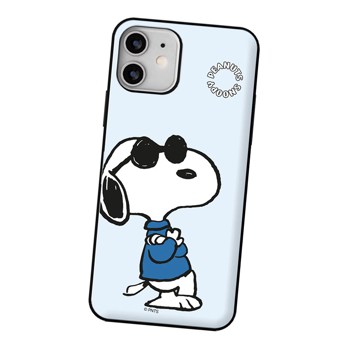 Snoopy Pose Card Door Bumper ケース iPhone 16e 16 Plus Pro Max 15 14 SE3 13 mini 12 SE2 11 8 7 | SNOOPY | 03