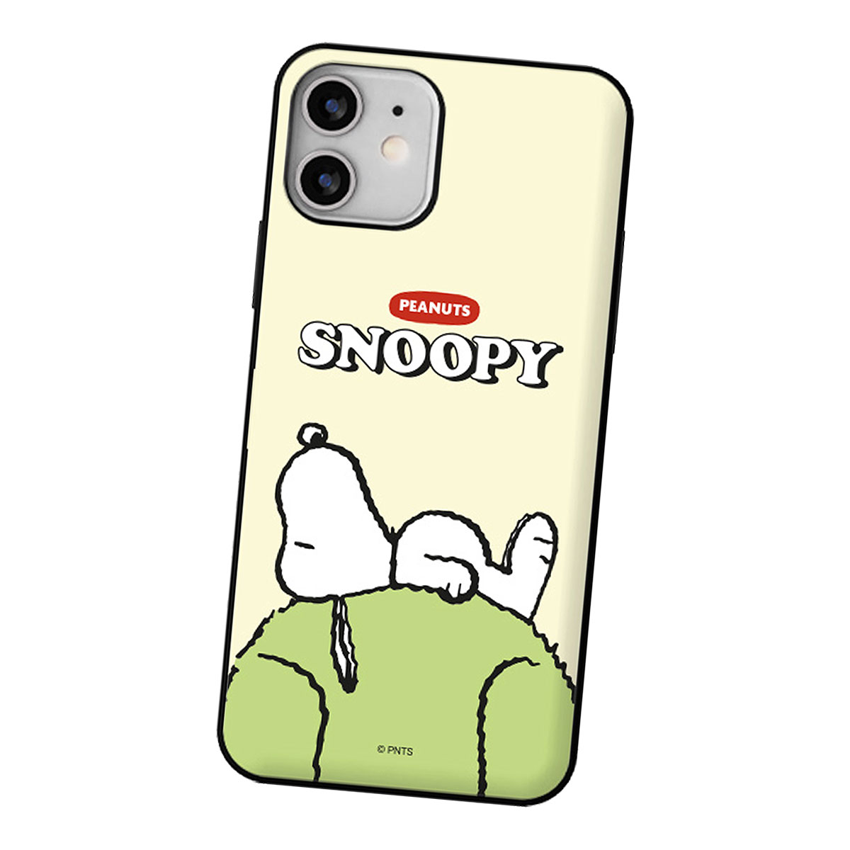 Snoopy Pose Card Door Bumper ケース iPhone 16e 16 Plus Pro Max 15 14 SE3 13 mini 12 SE2 11 8 7 | SNOOPY | 04