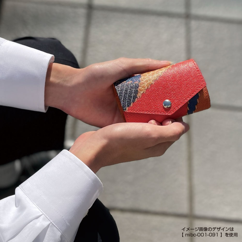 豊富なデザインから選べる オリジナル デザイン ミニ財布 Mini Wallet ヒョウ柄 (ブラック) 小さい財布 メンズ レディース プレゼント ギフト｜orisma｜12