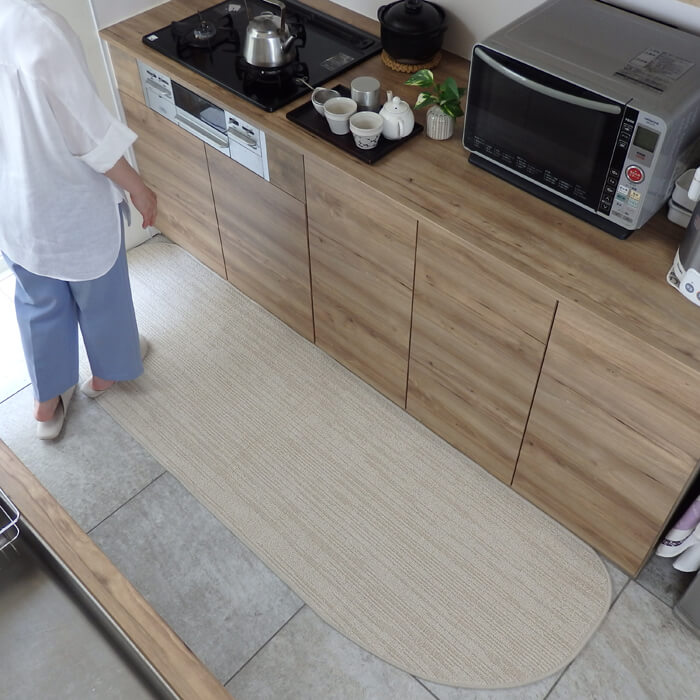 kasurikm6560_9 ゆりかご型キッチンマット春夏65×210