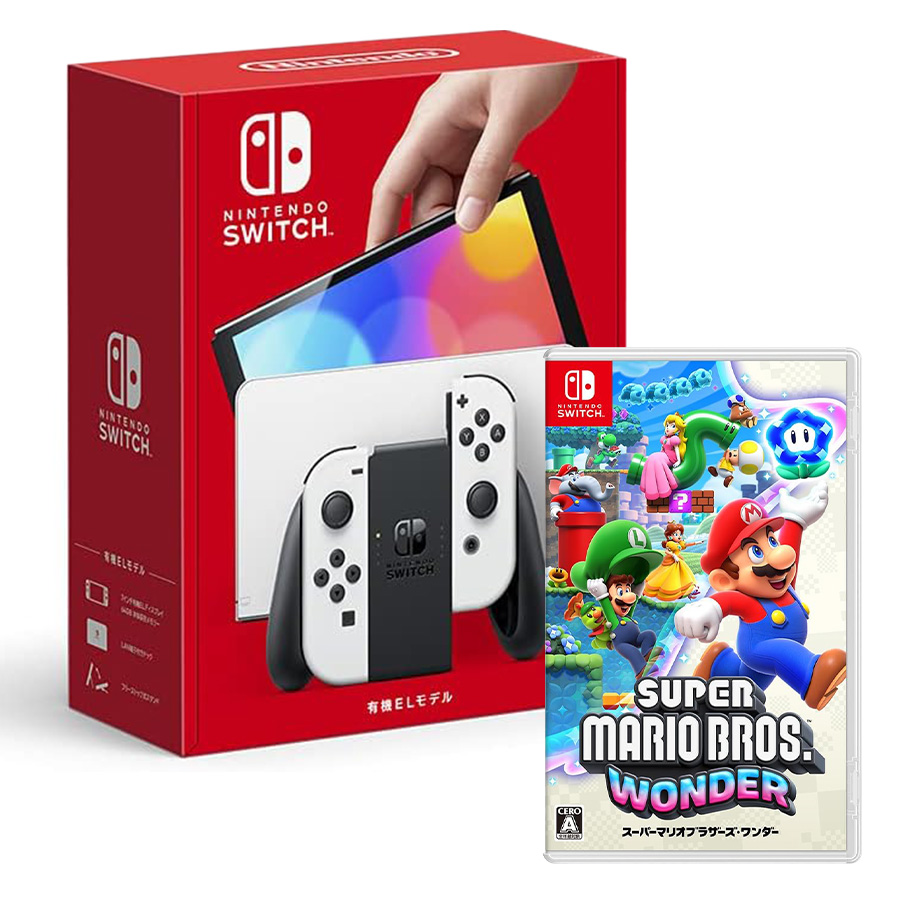 セット] Nintendo Switch 有機ELモデル ＋ スーパーマリオ