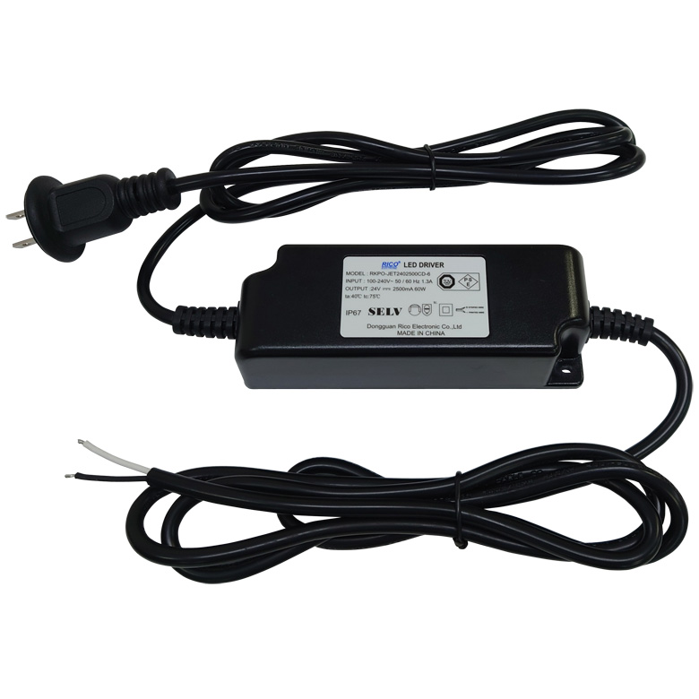 RICO LED AC/DC電源ユニット 12V/5A | 24V/2.5A 屋外 業務/産業用 : 卸