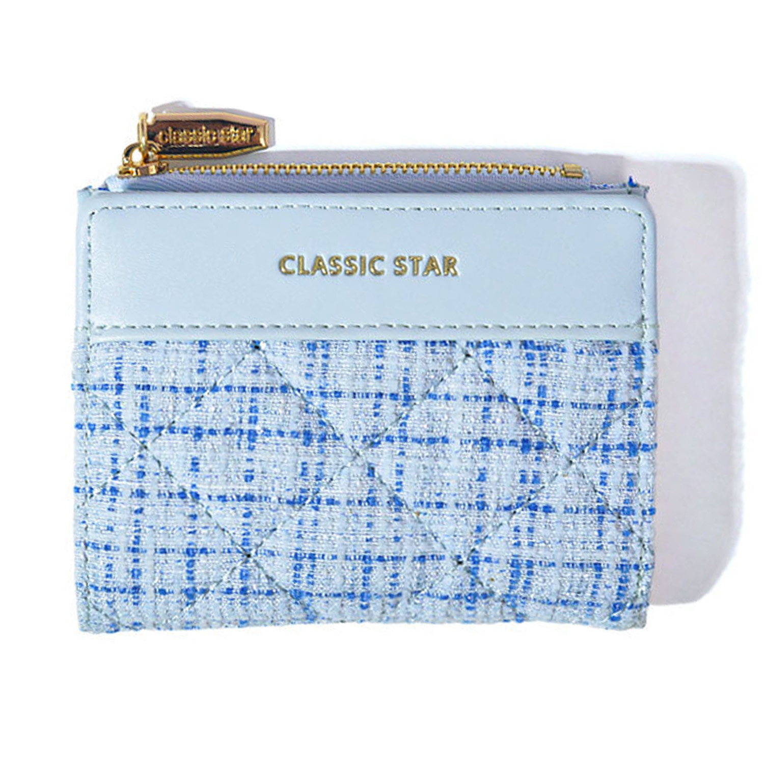 ORSUN] レディース 財布 キルティング ミニ ツイード ミニウォレット