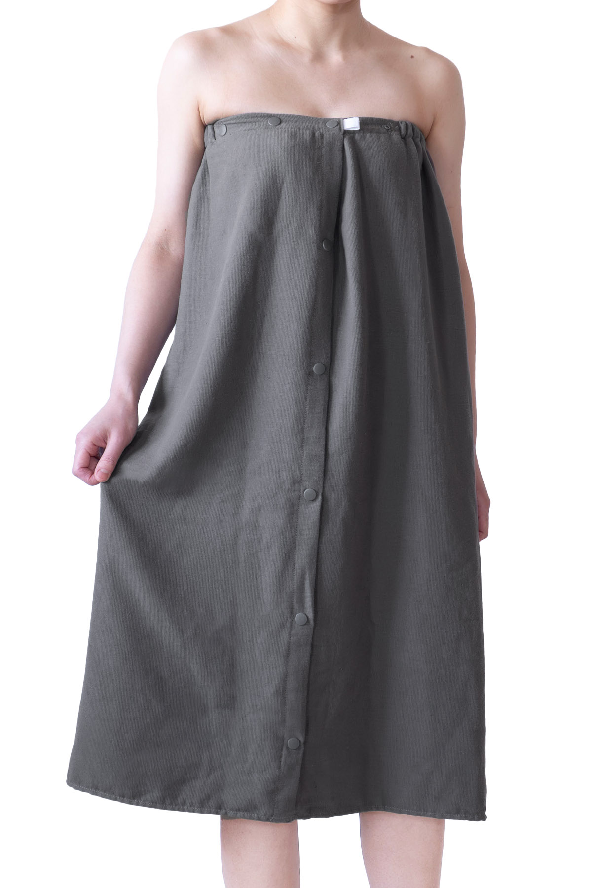 ラップタオル COLOR WRAP TOWEL ガーゼ 巻きタオル 綿100％ 着丈約85cm