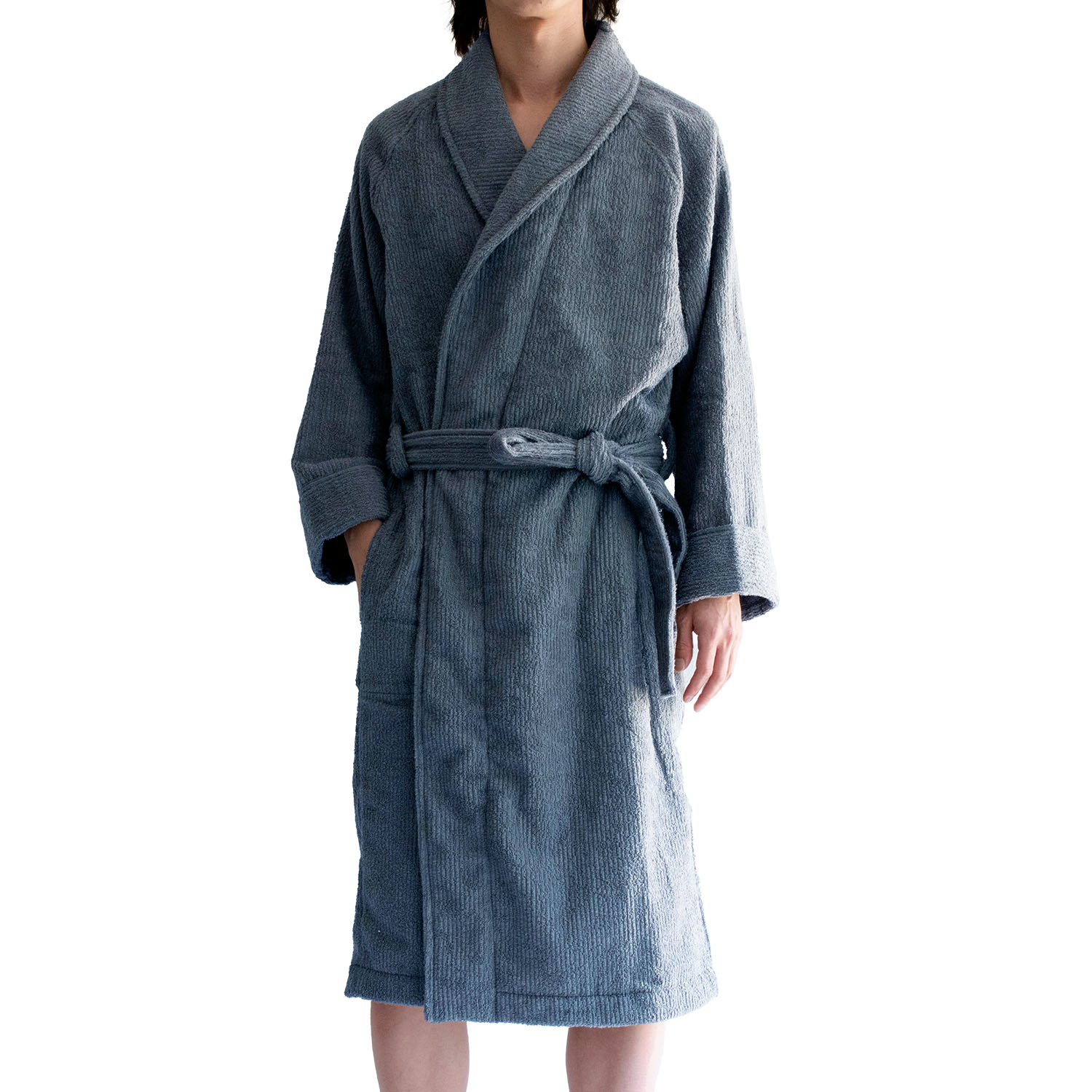今治タオル（imabari towel） バスローブ 今治 ストライプ LLサイズ