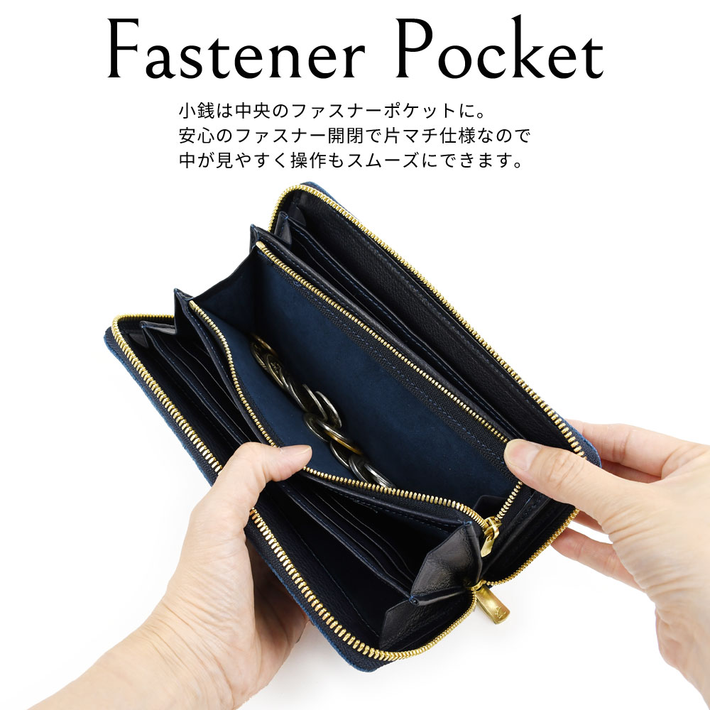 BAGGY PORT（バギーポート） 長財布 ラウンドファスナー メンズ