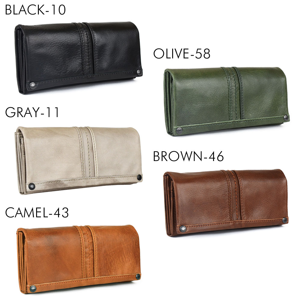 BAGGY PORT フラップ長財布 メンズ カード20枚収納 本革 フル