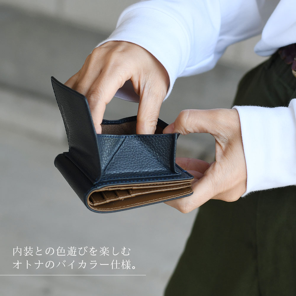 BAGGY PORT / 2つ折り財布/レザー/BLK/無地/メンズ/MRT202B BAGGY PORT（バギーポート） 二つ折り財布 ミニ財布 コンパクト