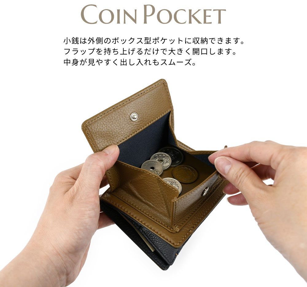 BAGGY PORT（バギーポート） 二つ折り財布 ミニ財布 コンパクト