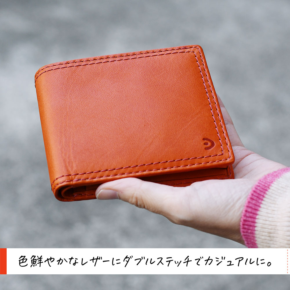 BAGGY PORT 二つ折り財布 メンズ 小銭入れあり 本革 フル