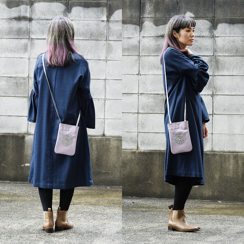 スマホショルダー レディース cocomorocco ビーズ 刺繍 スパンコール