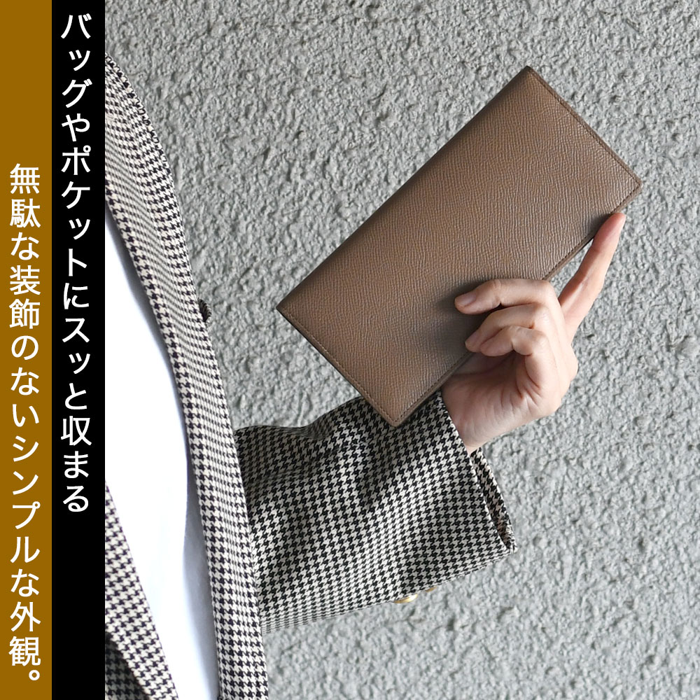 本革 長財布 mononogu もののぐ 長財布 本革L字ファスナー ゴートスキン