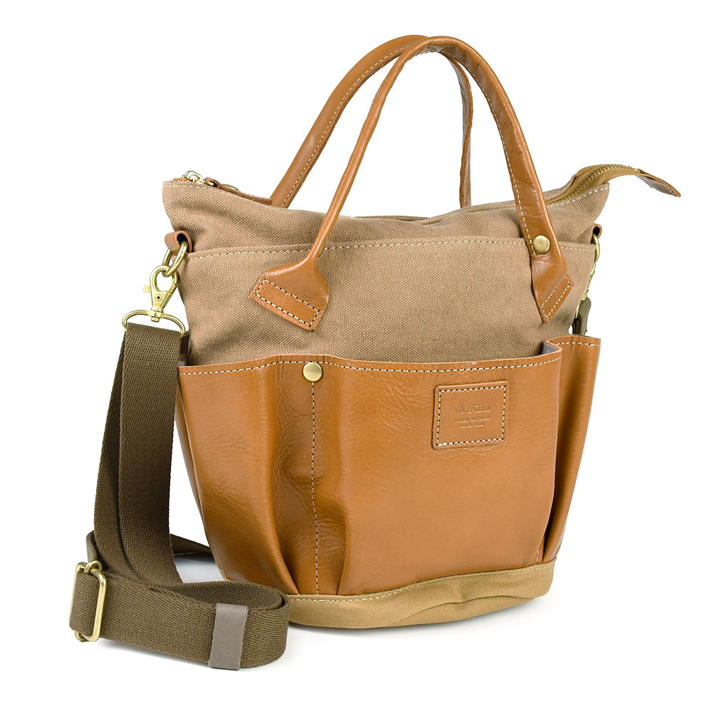 Folna バケツ型ショルダーバッグ ガーデンバッグ 2Wayバッグ