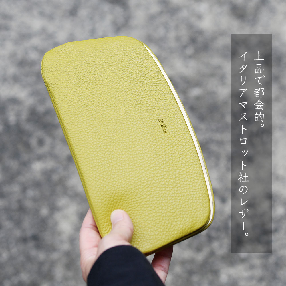 Folna 天溝がま口 長財布 薄い レディース 日本製 本革 Folna 天溝がま口 長財布 薄い レディース 日本製 本革