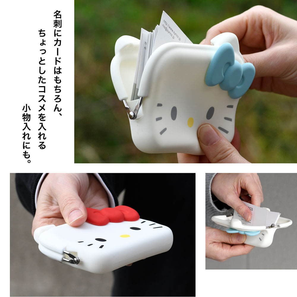 p+g design mimi DO-MO HELLO KITTY キティちゃん 名刺入れ がま口