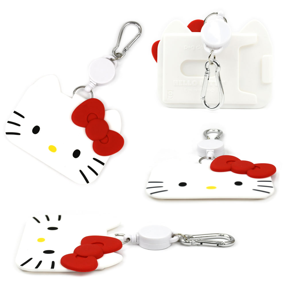 Hello Kitty スクールバスキーホルダー 4個セット p+g design 【宅配便専用商品】HELLO KITTY PASS CASE ハロー
