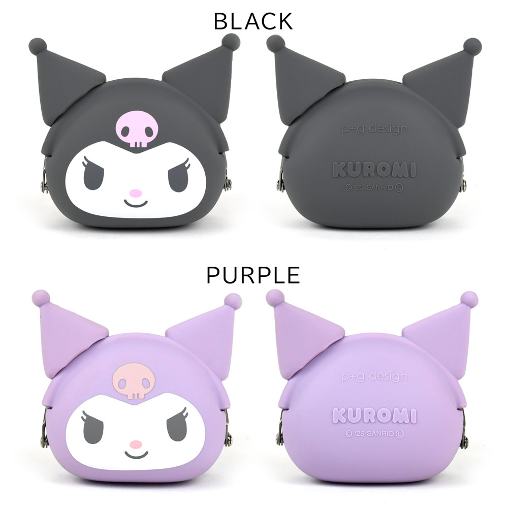 p+g design mimi POCHIBI Kuromi クロミちゃん 耳付き がま口 シリコン