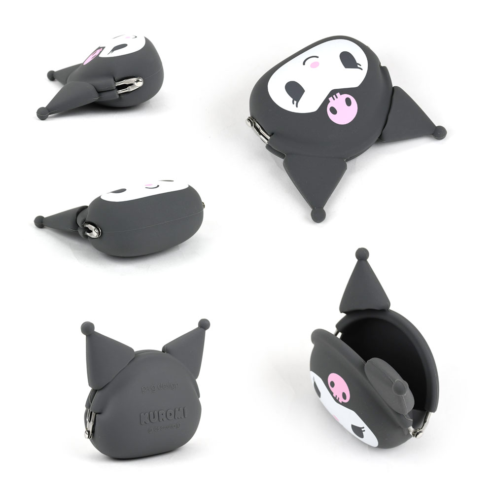 p+g design mimi POCHIBI Kuromi クロミちゃん 耳付き がま口 シリコン