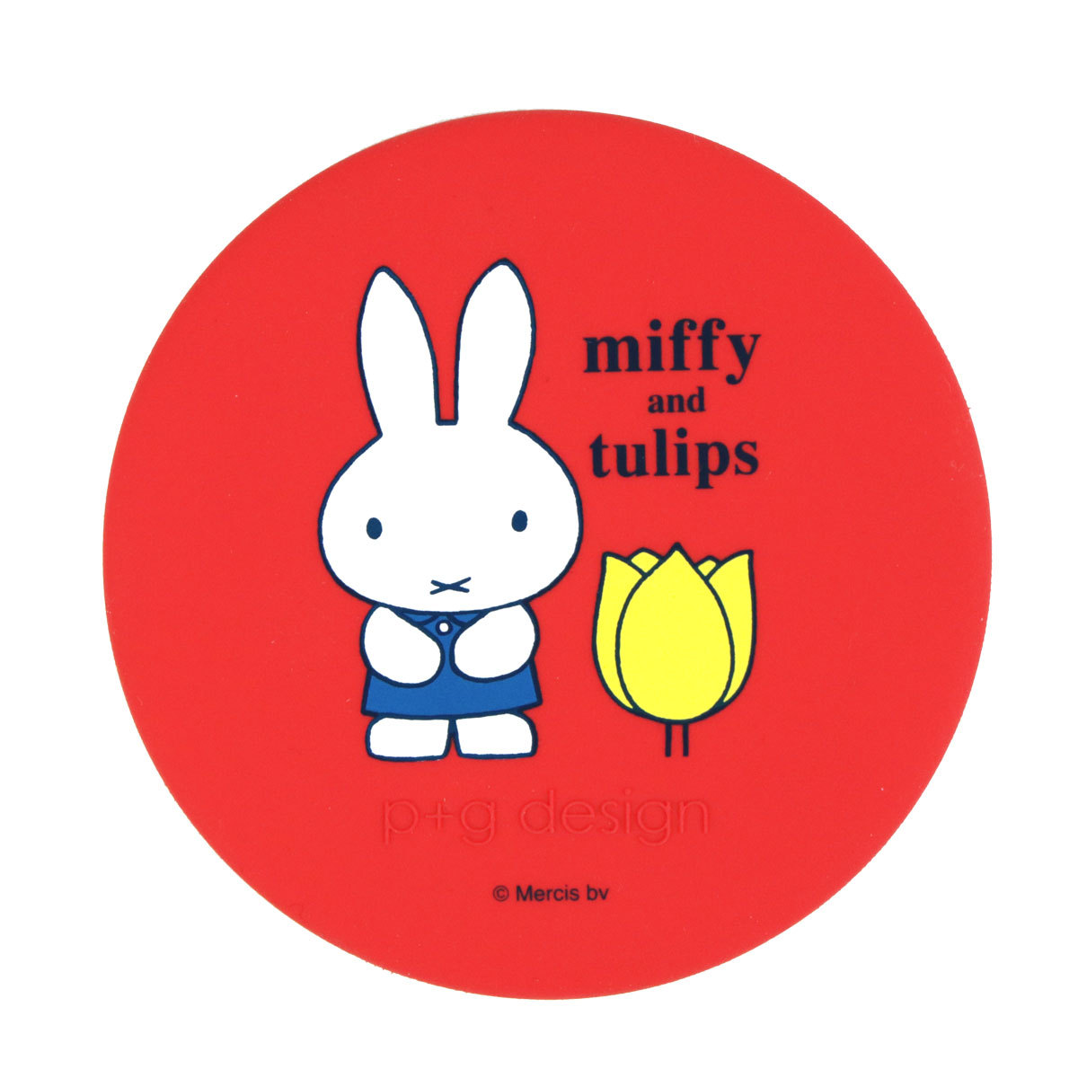 【宅配便専用商品】UTTORI miffy and tulips ウットリ ミッフィー チューリップ 手鏡 コンパクトミラー 丸 ミニ 鏡 ハンドミラー 花柄 グッズ 大人 かわいい｜osaifuyasan｜03